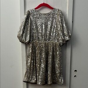 H&M Kids Formal Dress in Silver